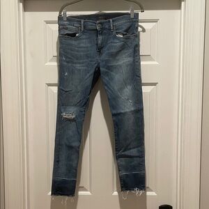 Ralph Lauren Women's Faded Blue Skinny Jeans